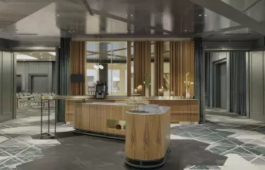 Foyer of the event area Berlin Marriott Hotel