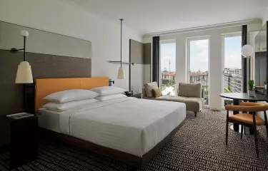 Guest room with city view