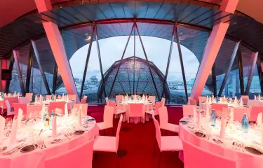 Wundervoller Blick über Berlin aus der Sky Lobby