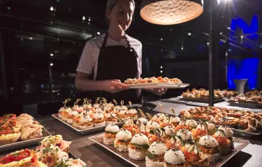 catering buffet at event