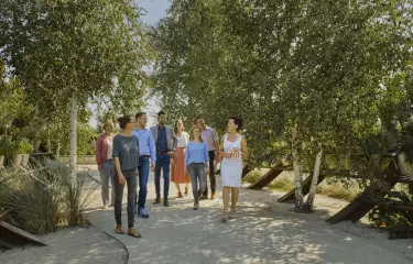 Eine Führung durch die Gärten der Welt