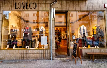 Kleidergeschäft Loveco in Berlin