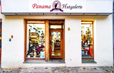 Panama Hutgalerie Ladengeschäft in Berlin Außenansicht