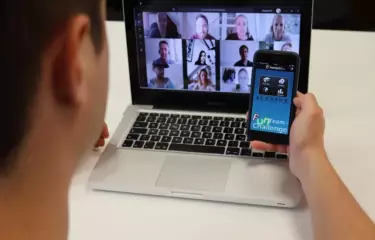 Remote Fun Team Challenge Notebook Smartphone App
