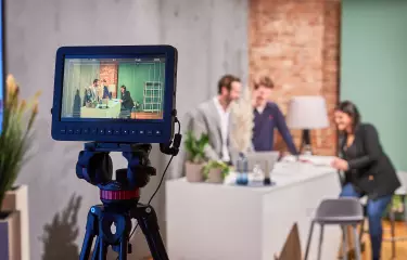 Livestream beim Streamingstudio Berlin im Spreespeicher