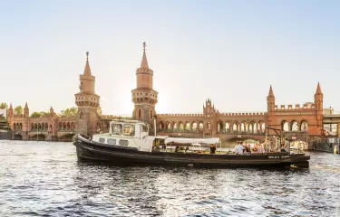 Foto: Die Oberbaumbrücke in Berlin