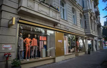 Galerien und Schaufenster