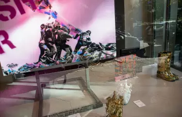 Kunst im Schaufenster