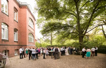 Hinter dem Van Delden Haus