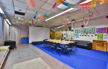 Großer Workshopsraum der MEET+CHANGE Location Kulturzenturm Prenzlauer Berg