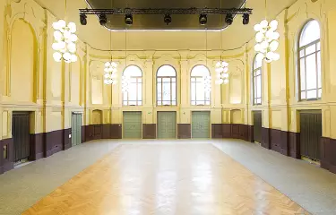 Festsaal, Sicht von der Bühne aus