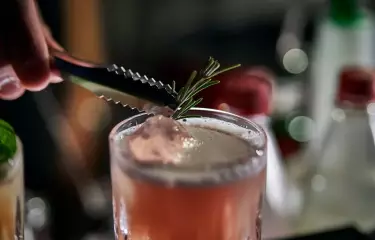 ausgefeilte Cocktails bei einer Veranstaltung von Flavour Union 