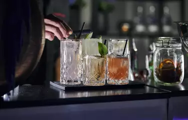 Wir bieten eine Reichhaltige Auswahl an frisch gemixten Cocktails bei Flavour Union 