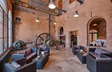 Kesselraum Dicke Bertha in der Eventlocation Landgut Stober