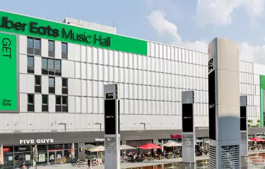 Uber Eats Music Hall Außenansicht 