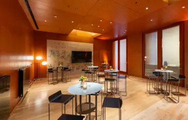 Meeting Guide Berlin AXICA Tagungs- und Kongresszentrum, die gemütliche Gehry Lounge der AXICA