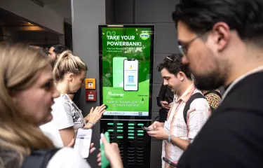 Rechargy Powerbankstationen für Veranstaltungen