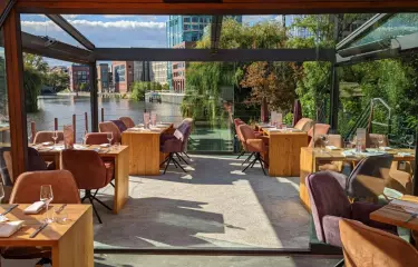 PATIO Westterrasse mit Spreeblick