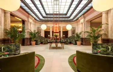Lobby of the Hotel de Rome