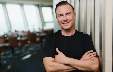 Tim Raue im Restaurant an Rotunde