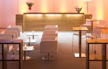 Lounge furniture and bars by servicepartner and sustainable partner RENT4EVENT