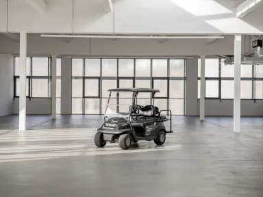 Location mit Golfcartshuttle