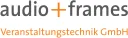 Logo von audio+frames Veranstaltungstechnik GmbH 