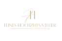 Logo Feines Hochzeitsatelier mit Slogan: Exklusive Events, individuell für euch geplant. 