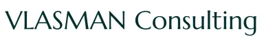 Vlasman Consulting Logo in dunkelgrüner Schrift