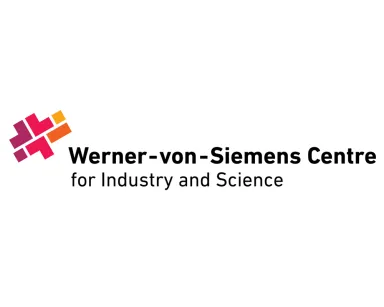 Logo des Werner-von-Siemens Centre for Industry and Science mit buntem Symbol links.