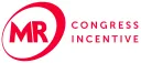 Rotes MR-Logo mit Schriftzug "Congress Incentive" auf weißem Hintergrund