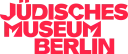 Logo des Jüdischen Museums Berlin in roter Schrift