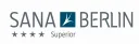 Logo des SANA Berlin Hotels mit vier Sternen und dem Wort "Superior"