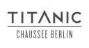 Logo: TITANIC Chaussee Berlin in schwarzer Schrift auf weißem Hintergrund.