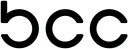Logo of the eventlocation bcc in black and white