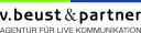 v.beust & partner logo with tagline "Agentur für Live Kommunikation"