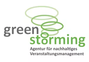 Logo greenstorming Agentur für nachhaltiges Veranstaltungsmanagement