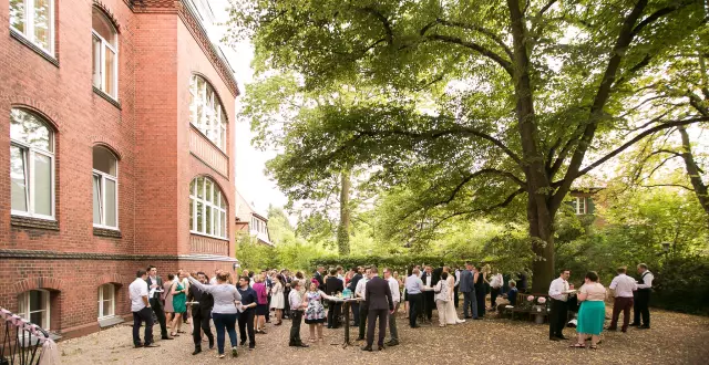 Hinter dem Van Delden Haus