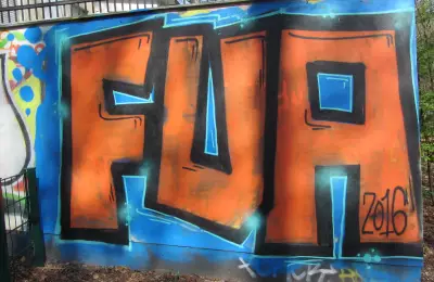 Graffiti-Tag im Schöneberger Volkspark