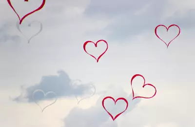 Herzen im Himmel