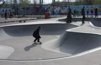 Skater im Park am Gleisdreieck