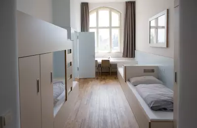 Zimmer der Jugendherberge Berlin Ostkreuz