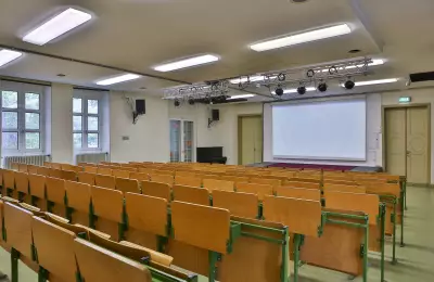 Hörsaal der MEET+CHANGE Location Interkulturelles Zentrum