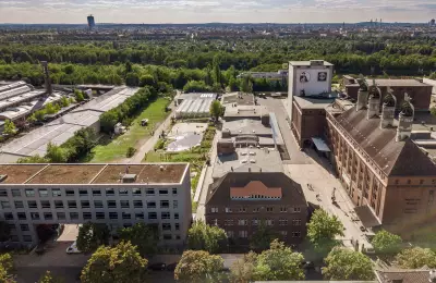 Das Malzfabrik Areal mit knapp 50.000 Quadratmetern ist eine Oase inmitten der Hauptstadt