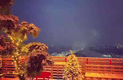 Studio 14 Terrasse an Weihnachten