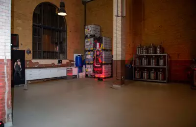offene Küche, Platz für das Catering