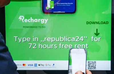 Rechargy Mobile Handyladestation für Events