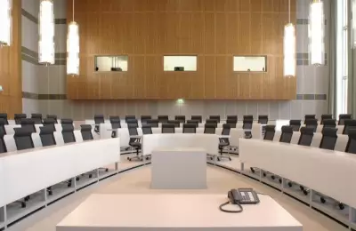 Auditorium 1 - one of the lecture halls on the 2nd floor overlooking the Schlossplatz