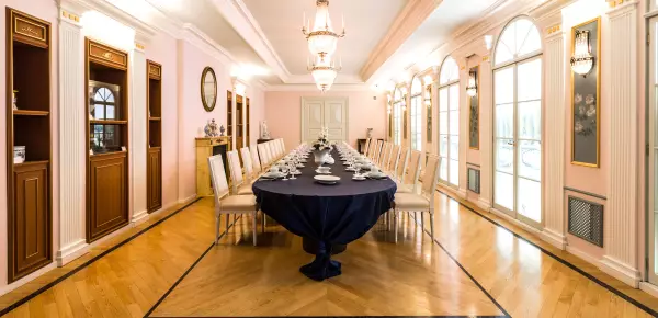 Boccherini hall with banquet seating Meeting Guide Berlin, KPM Berlin, Boccherini hall with banquet seating