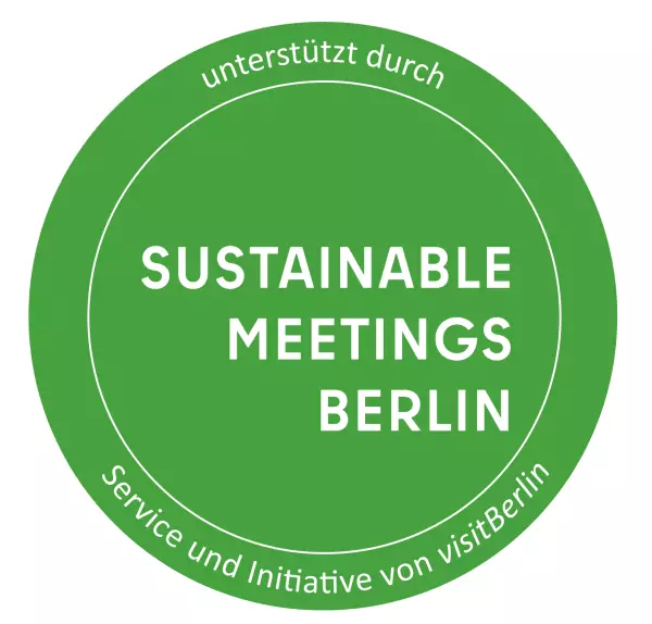 Supporter Patch mit Logo Sustainable Meetings Berlin